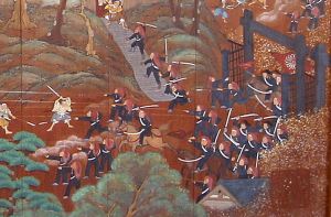 shaguma_troops_in_the_battle_of_ueno_at_ueno_park_temple